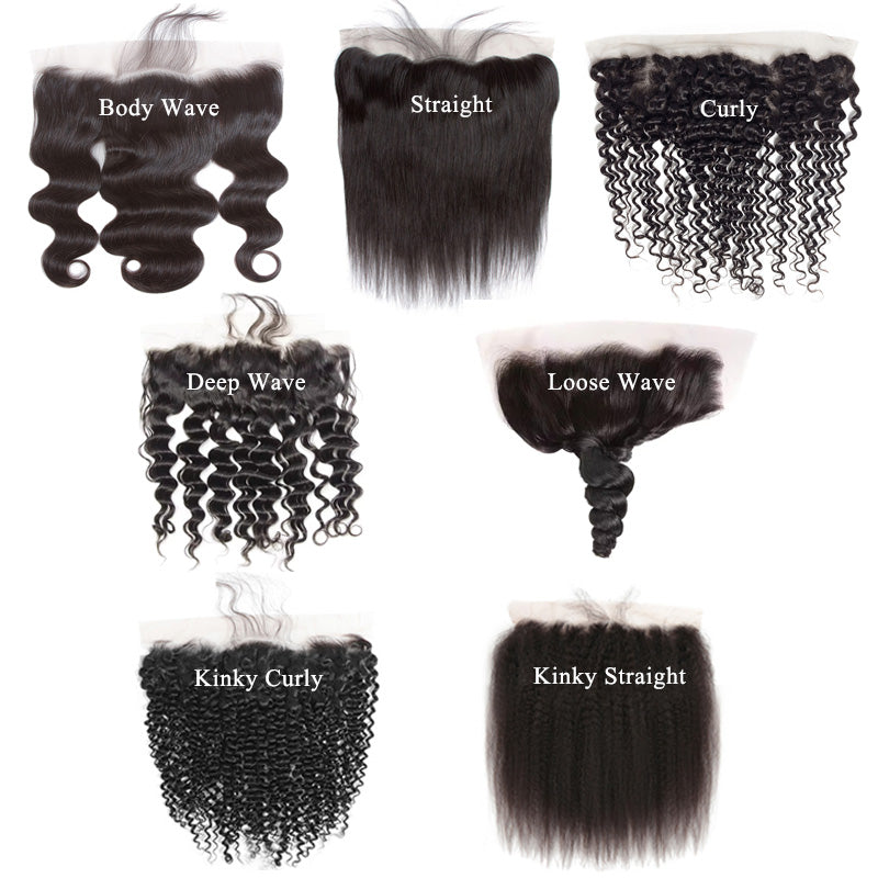 HD Frontal: 13×4 13x6 All Textures 100% Virgin Hair