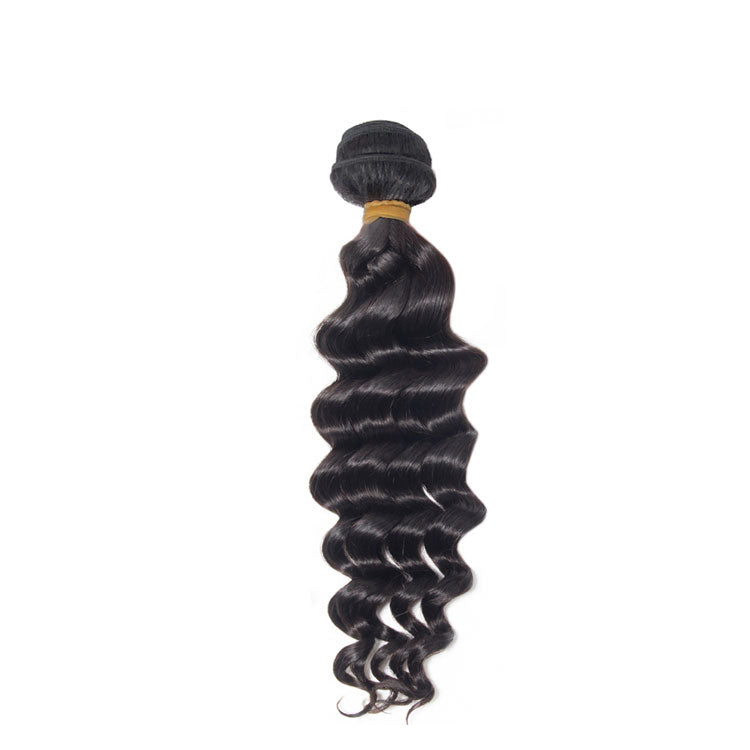 1 Bundle Deals Deep Wave 100% Virgin Hair Extensions