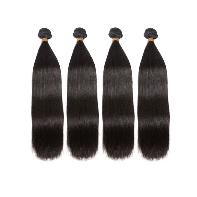 4 Bundle Deals Straight Hair 12-32 inch 100% Virgin Hair Extensions