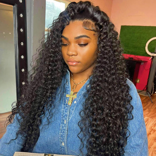 Curly Flip-Over Half Wig 100% Virgin Hair