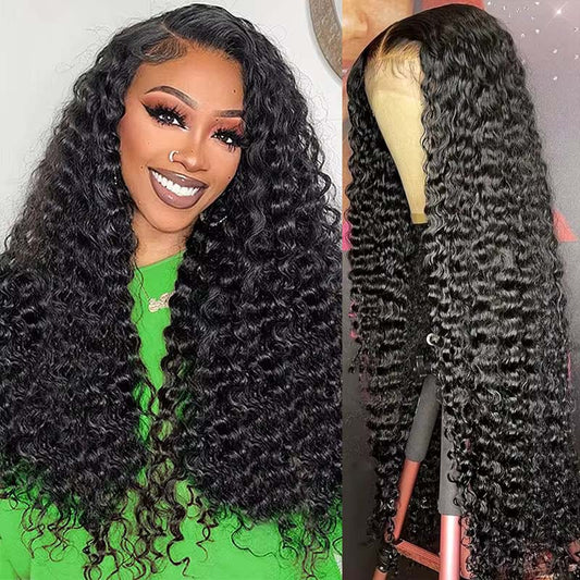 DIAMOND -Curly Hair HD 5x5 6x6 7x7 Closure Wig Virgin Hair Glueless Wig