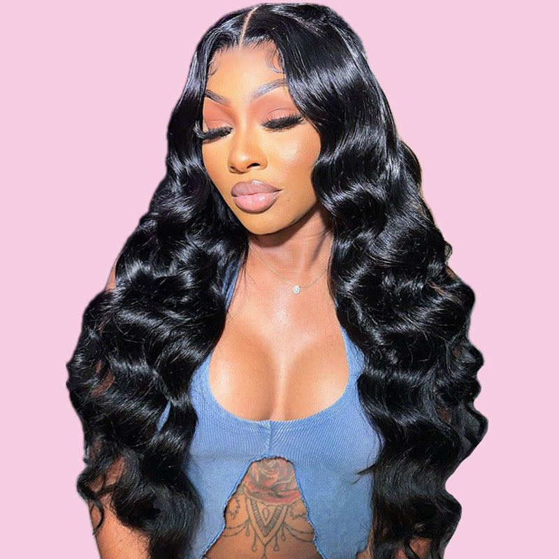 MONA - Natural Wave 5x5 6x6 Closure Wig 13x4 13x6 Frontal Wig 100% Virgin Hair Glueless Wig