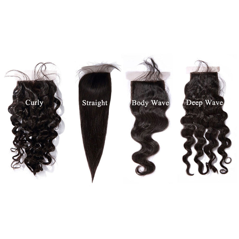 Silk Base Closure 4x4 All Textures 100% Virgin Hair