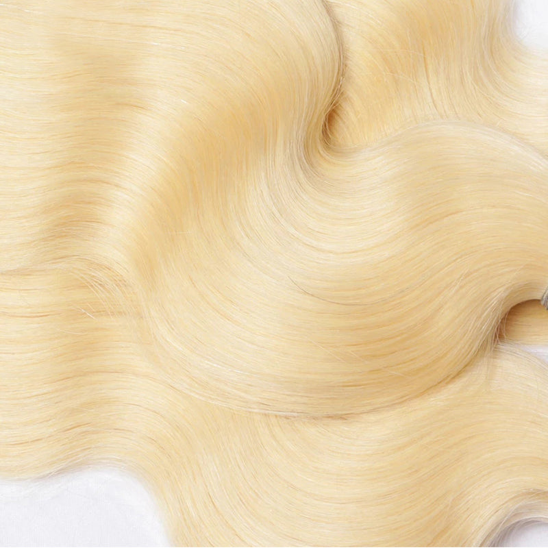4 Bundle Deals Blonde #613 Body Wave 12-38 inch 100% Human Hair Extensions