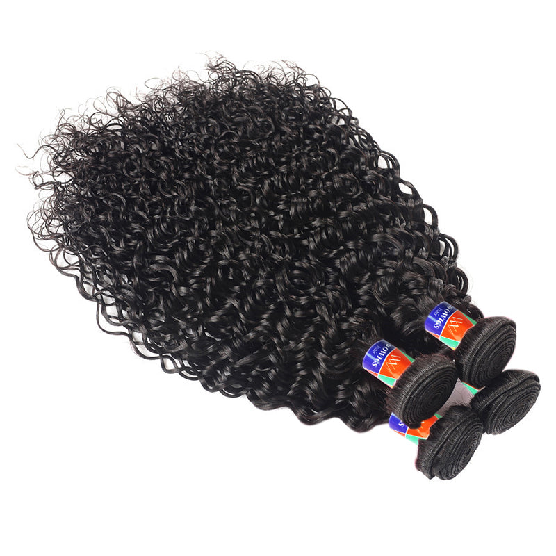 4 Bundle Deals Curly Hair 12-32 inch 100% Virgin Hair Extensions