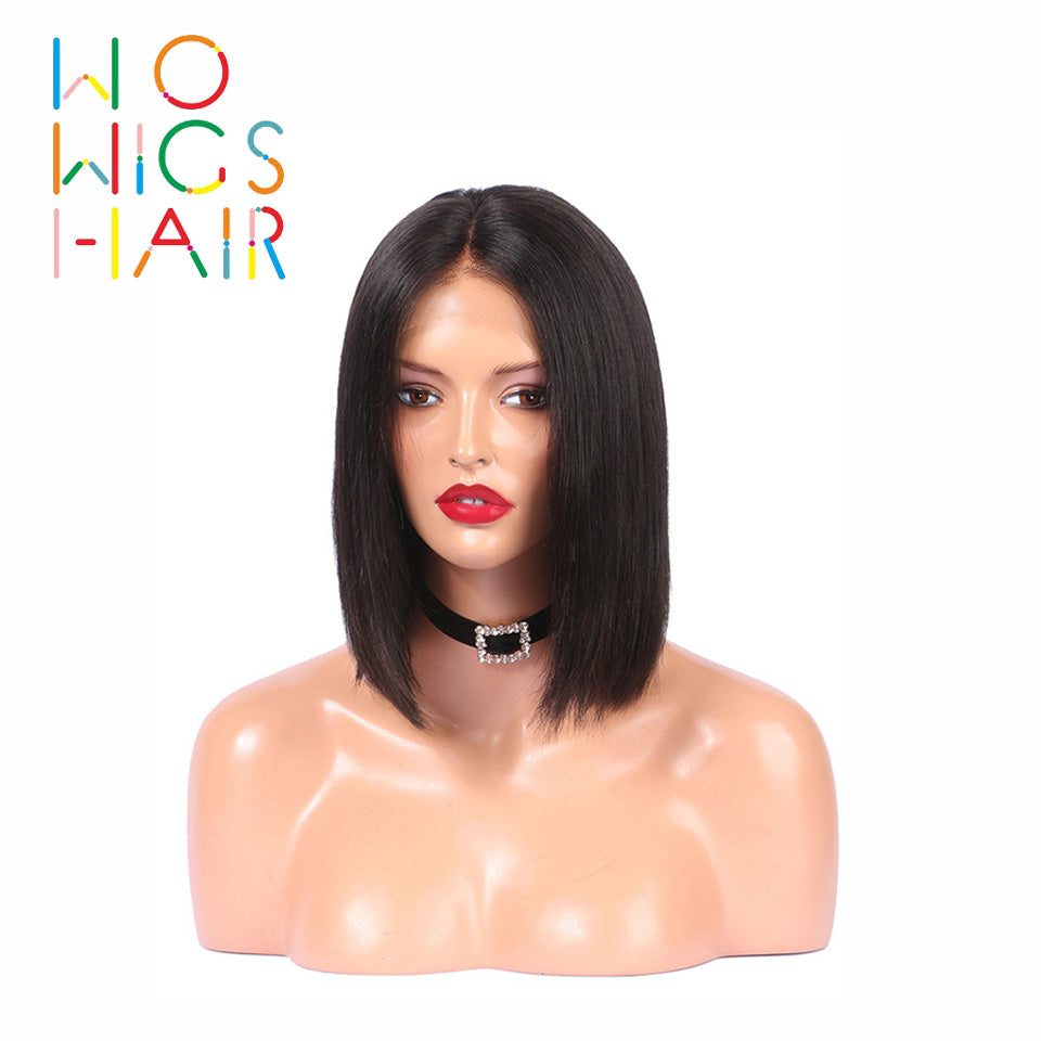 Short Bob Wigs 100% Virgin Human Hair Wigs Lace Front Wig Full Lace Wig 4