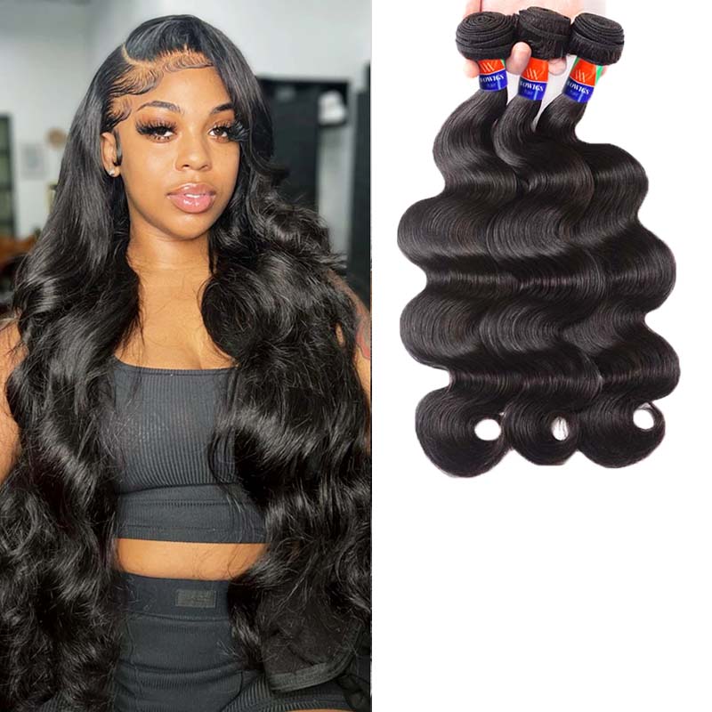 3 Bundle Deals Body Wave 12-32 inch 100% PREMIUM Virgin Hair Extensions