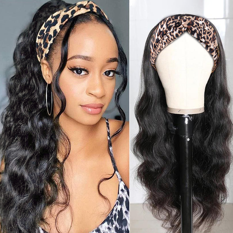 Body Wave Headband Wig 100% Human Hair Wig 🎁OCTOBER SPECIALS