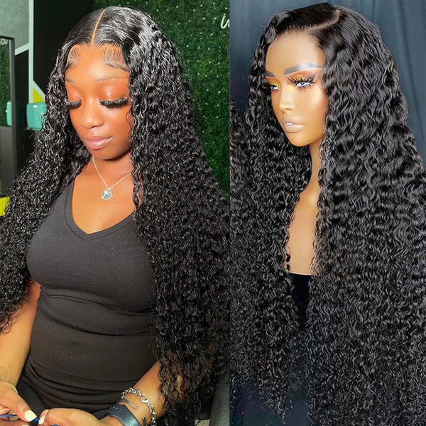 [20-40 inch] Curly Hair Glueless Wigs 4x4 5x5 13x4 13x6 Lace Wig 100% Virgin Hair