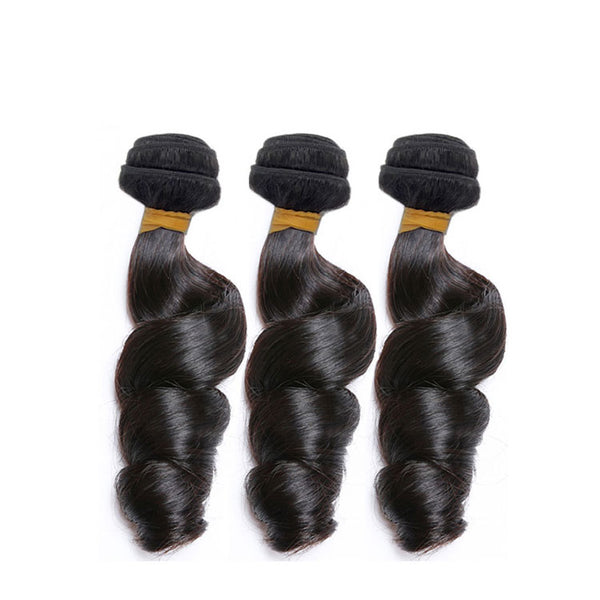 3 Bundle Deals Loose Wave 12-30 inch 100% Virgin Hair Extensions