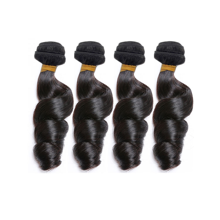 4 Bundle Deals Loose Wave 12-30 inch 100% Virgin Hair Extensions