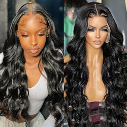 MONA Natural Wave Wig 4x4 5x5 13x4 13x6 Lace Wig 100% Virgin Hair Wigs