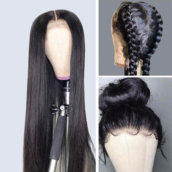 360 Frontal Wig Straight Hair [ Cap Size: Small ] 100% Human Hair Wig