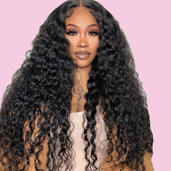 ✨HD Lace 16-40 inch ✨Curly Pre-Plucked 4x4 5x5 13x4 Lace Wig 100% Virgin Hair Glueless Wigs