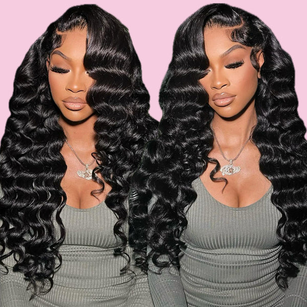 ✨HD Lace 16-40 inch ✨Deep Wave Pre-Plucked 4x4 5x5 13x4 Lace Wig 100% Virgin Hair Glueless Wigs