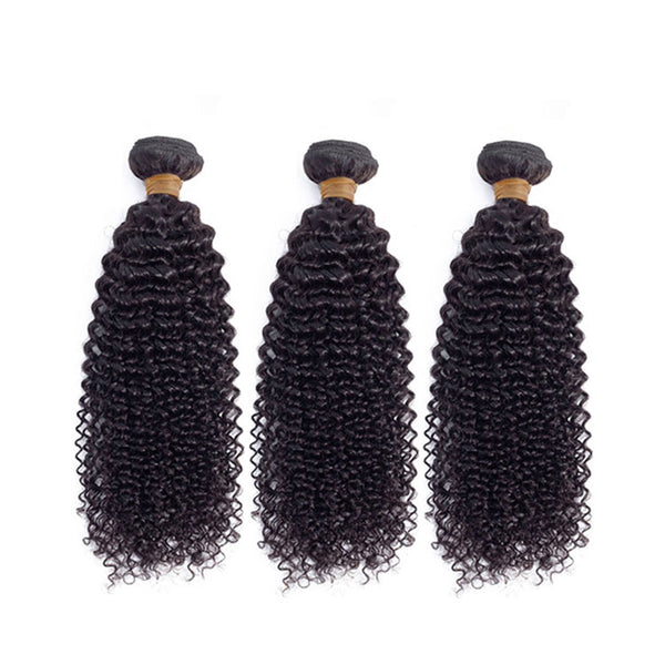 3 Bundle Deals Kinky Curly Hair 12-30 inch 100% Virgin Hair Extensions