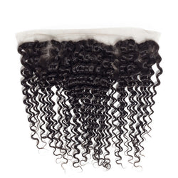 13×4 Lace Frontal Curly Hair 100% Human Hair Extensions