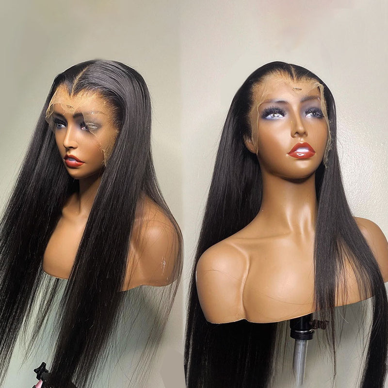 KAYJA -Straight Hair Lace Front Wig 100% Human Hair Wigs