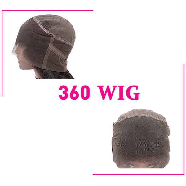 MONIQUE - 360 Frontal Wig Straight Hair [ Cap Size: Small ] 100% Human Hair Wig