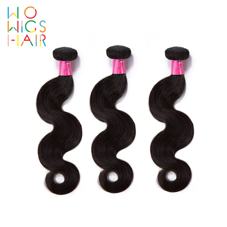 3 Bundles With 360 Frontal Body Wave 100% Unprocessed Virgin Hair Extensions
