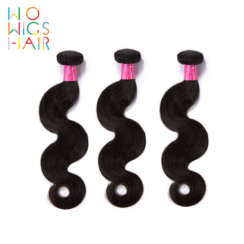 3 Bundles With 360 Frontal Body Wave 100% Unprocessed Virgin Hair Extensions