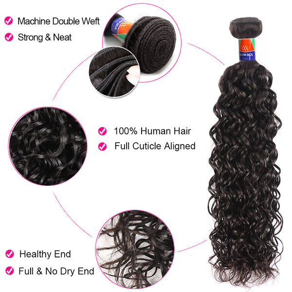 4 Bundle Deals Curly Hair 12-32 inch 100% Virgin Hair Extensions