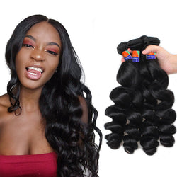 4 Bundle Deals Loose Wave 12-30 inch 100% Virgin Hair Extensions