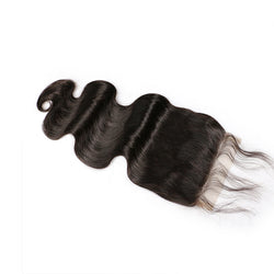 5×5 Lace Closure Body Wave 100% Virgin Hair 