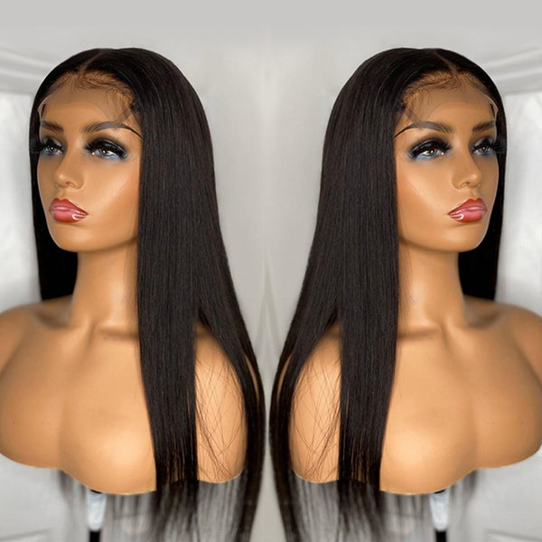 4x4 Closure Wig Straight Human Hair Wig