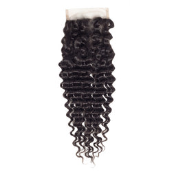 4×4 Lace Closure Curly 100% Human Hair Extensions