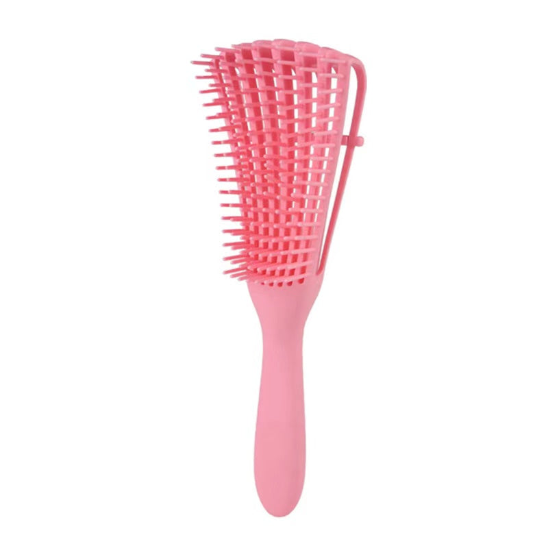 Pink Hair Brush Scalp Massage Detangle Hairbrush