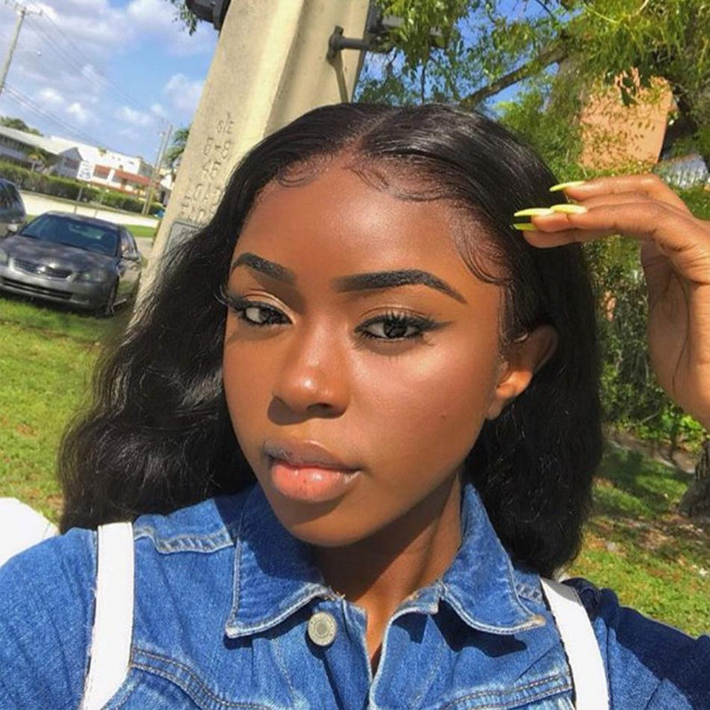 Pre Plucked Body Wave Lace Front Wigs Full Lace Wigs 100% Virgin Hair Glueless Wigs 4