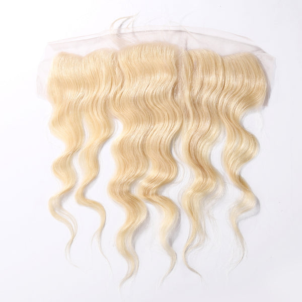 Blonde #613 13×4 Lace Frontal Body Wave 100% Human Hair Extensions
