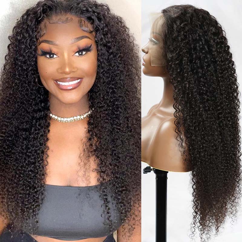 Kinky Curly Wig  4x4 5x5 13x4 13x6 Lace Wig 100% Human Hair Wig