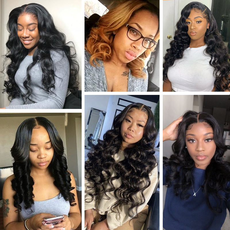 3 Bundle Deals Loose Wave 12-30 inch 100% Virgin Hair Extensions