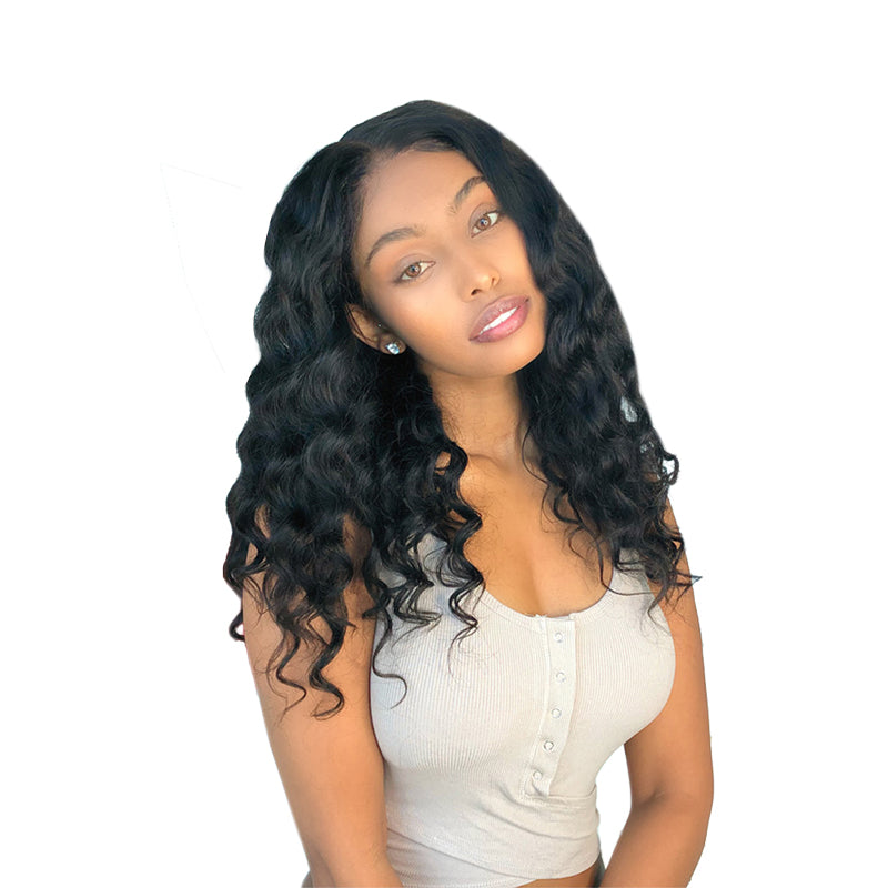 Deep Wave Full Lace Wigs & Lace Front Wigs 100% Virgin Hair Wigs