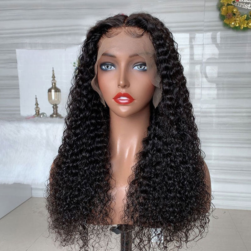Kinky Curly Wig  4x4 5x5 13x4 13x6 Lace Wig 100% Human Hair Wig