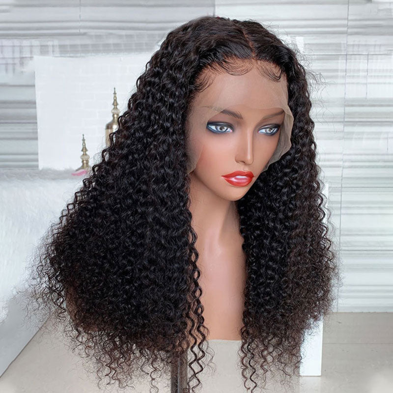 Kinky Curly Wig  4x4 5x5 13x4 13x6 Lace Wig 100% Human Hair Wig