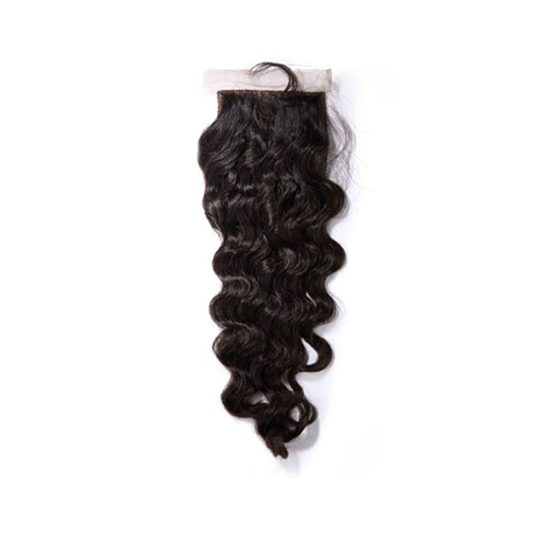 3 Bundles With a Silk Closure 4×4 Loose Wave Virgin Hair Extensions